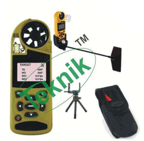 Portable Weather Station - Handheld Compact Design | Measures Temperature, Wind Speed, Heat Index and More