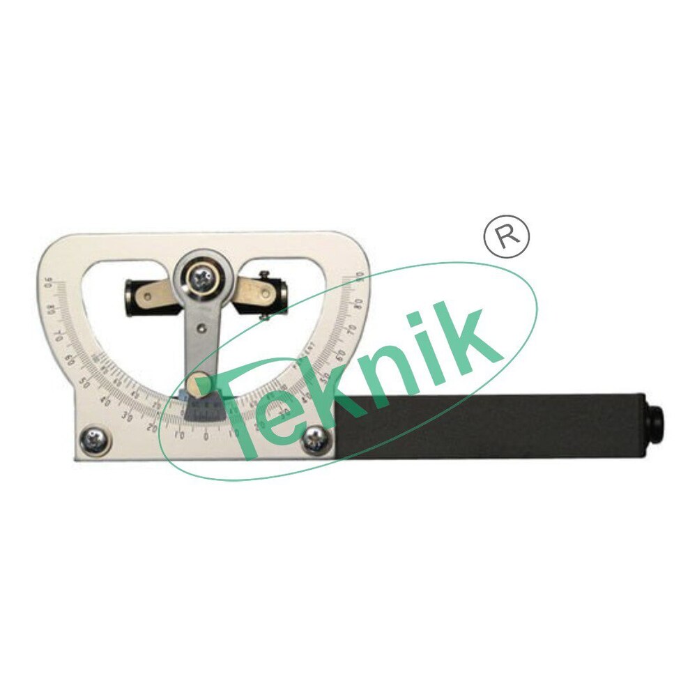 Abney Level - Graduated 0-90 Degrees, 0-100% Arc Measurement | Compact Design, Includes Carry Case, Ideal for Preliminary Surveys and Feasibility Studies
