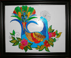 Antique Glass Painting