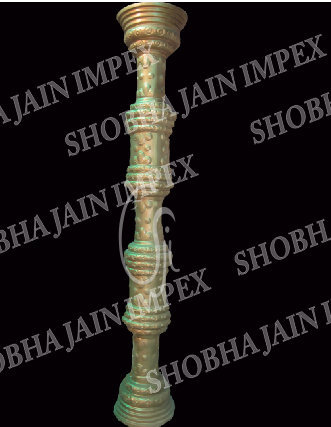 Golden Wedding Pillar