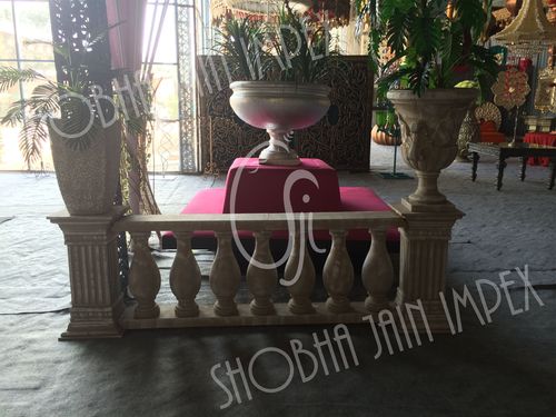 व्हाइट इंडियन फाइबर रेलिंग