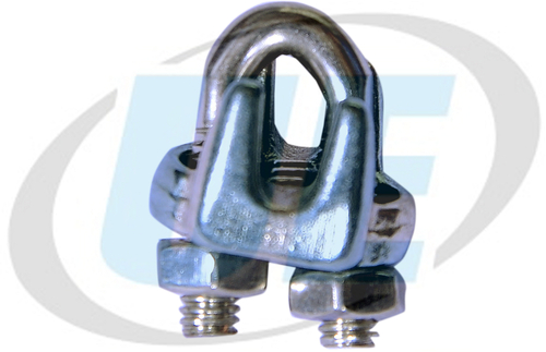 Forged Grip - Bulldog Grip - Wire Rope Clamp S S | Aluminum, 10-36 KV, Silver, Durable, Easy to Operate, Strong, Max. Lifting Height 4-16 mm, Manual Power Source