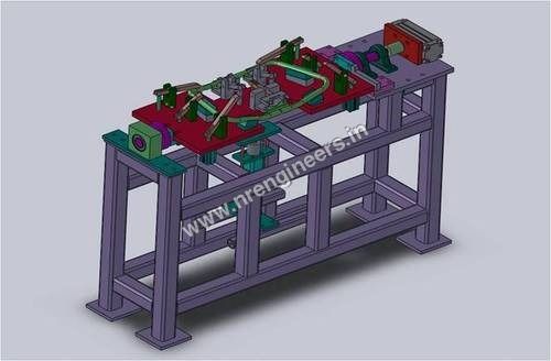 Robotic Welding Fixture Motorcycle Leg Guard