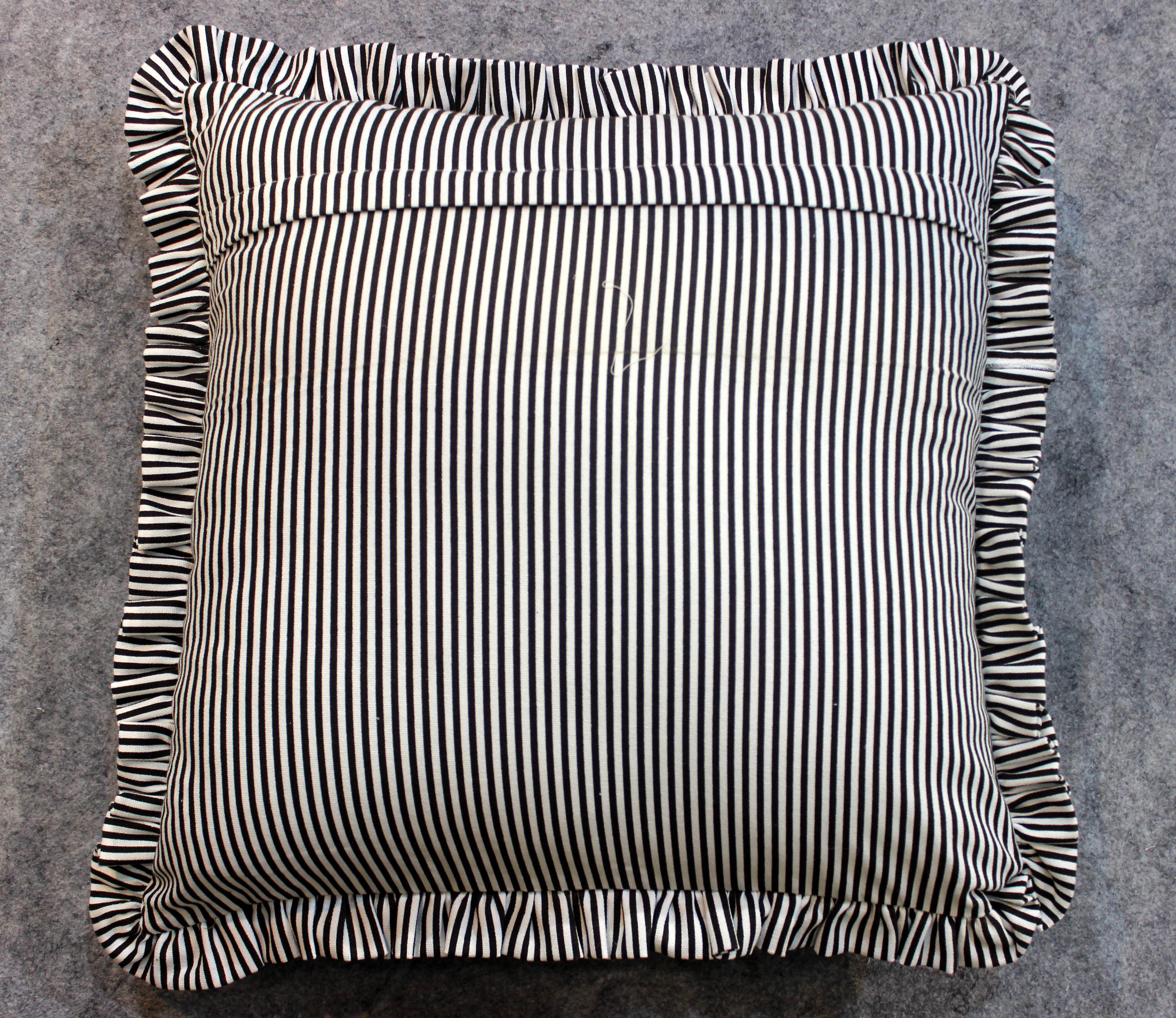 News Paper Art Printed Cotton Cushion Cover
