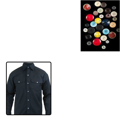 शर्ट के लिए प्लास्टिक बटन