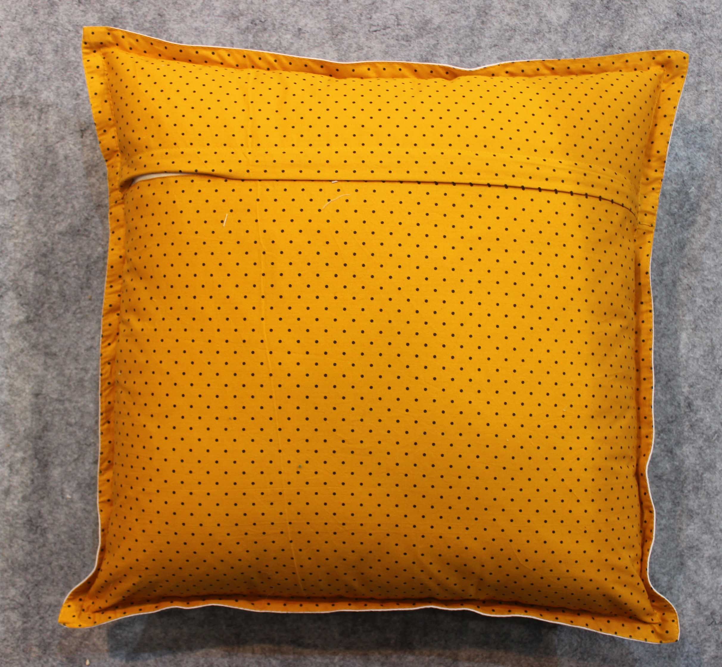 Dog Image Art Printed & Name Embroidered Cushion