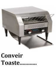 CONVEYOR TOASTER - Stainless Steel, 220 Volt, 4 Kg | Semi-Automatic, Easy Control Panel, Energy-Saving Feature, High Toasting Capacity
