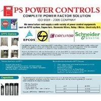 Automatic Power Factor Panel Standard: Siemens Gray