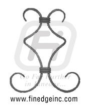 Ornamental Iron Clip On Unit