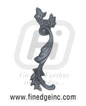 Ornamental Iron Leaves