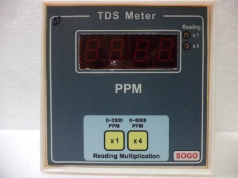 Cream And Blue Tds Meter ( Two Ranges )