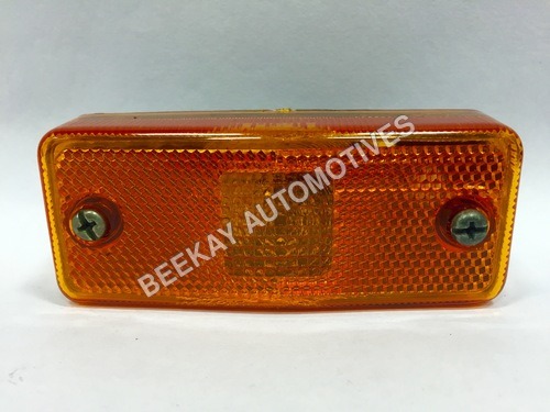 SIDE INDICATOR ASSY STARBUS - PVC Plastic, 12 Volt, Yellow | Durable Finish, Power 5-10 Watt, Ideal for Commercial Vehicles