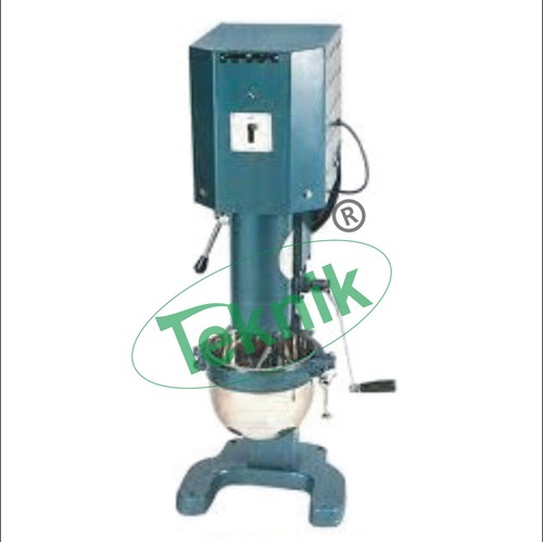 MORTAR MIXER - Stainless Steel Bowl, 1/6 h.p. Motor, 220-240V AC | Planetary Mixing Action, Low/Intermediate/High Speeds