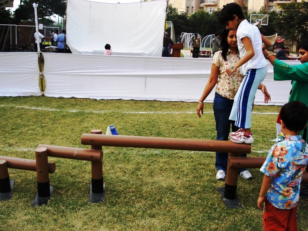 Outdoor Obstacle Course Play Equipment