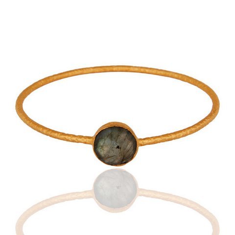 Fashion Labradorite Gemstone Bangle