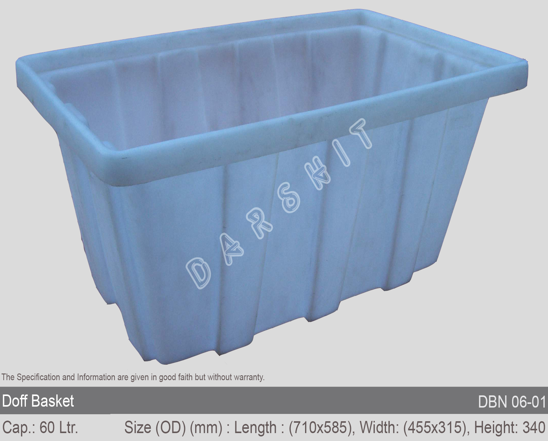 Sintex Doff Nestable Baskets Application: Material Storage Crate