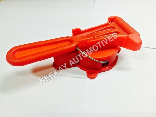 वायर के साथ ऑरेंज ग्लास ब्रेकिंग हैमर