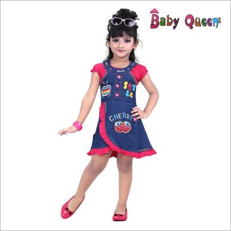 कढ़ाई वाली लड़कियों की फ्रॉक