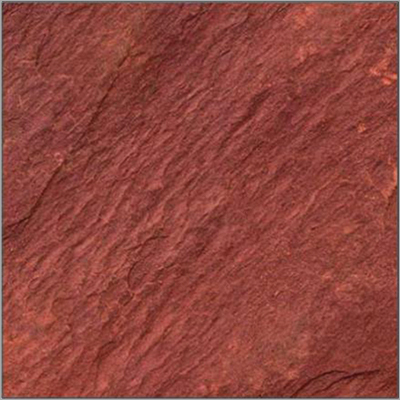Terra Red Slate Stone - 10-20 mm Thickness, Polished Surface Finish, Red Color | Lightweight, Breakage Resistant, Smooth Edges