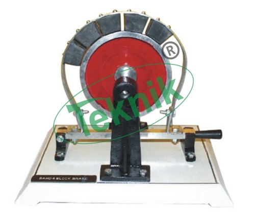 Band And Block Brake - Color: Silver Red
