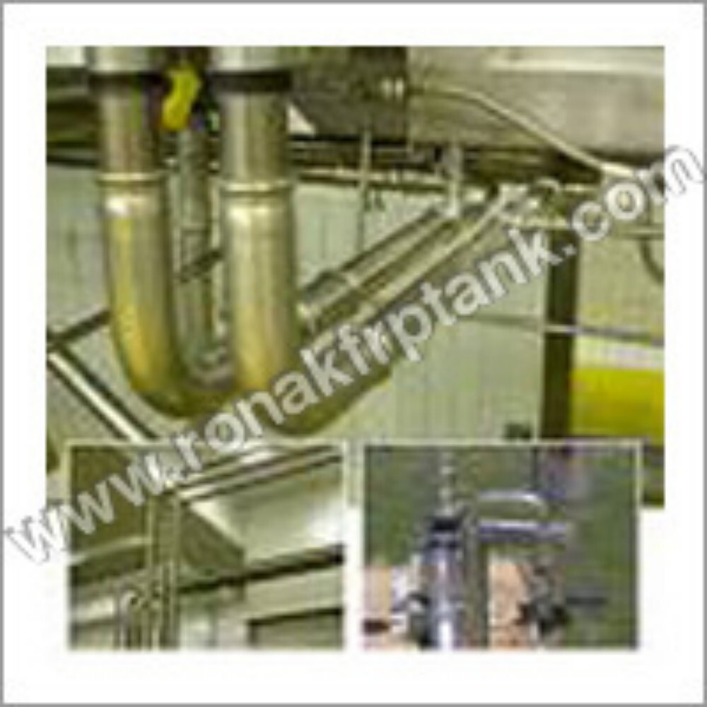 Industrial Plastic Piping - Color: Gray