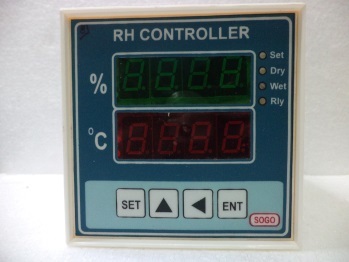 Cream And Blue Ph Controller