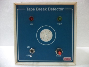 Cream And Blue Tape Break Detector