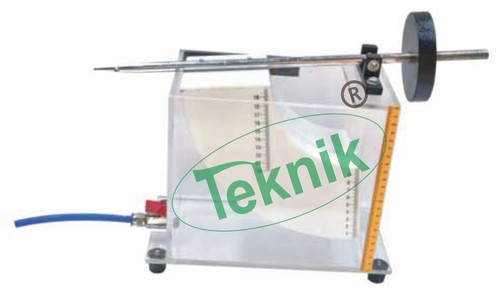 Hydrostatic Pressure Apparatus - Transparent Tilting Water Tank , Adjustable Angle Scale for Experimental Analysis of Fluid Dynamics
