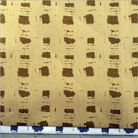 Printed Cotton Linen Fabric