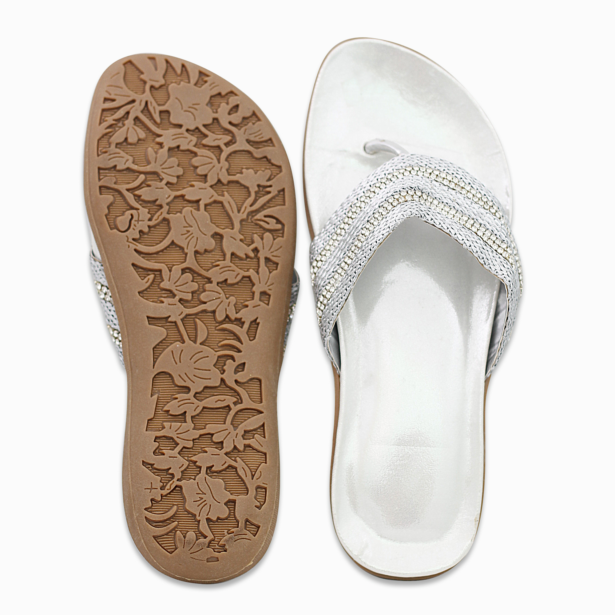 Designer Silver Slipons