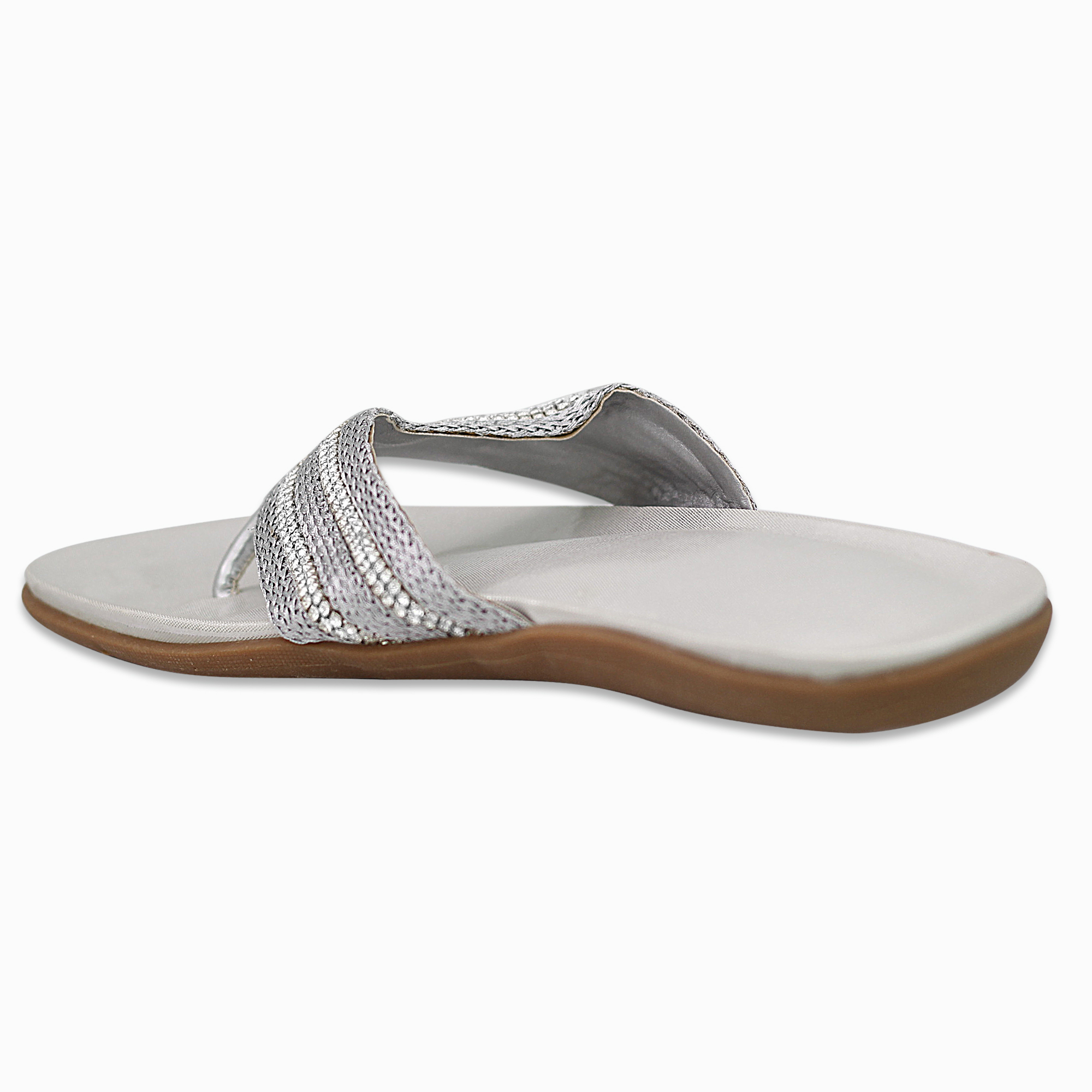 Designer Silver Slipons