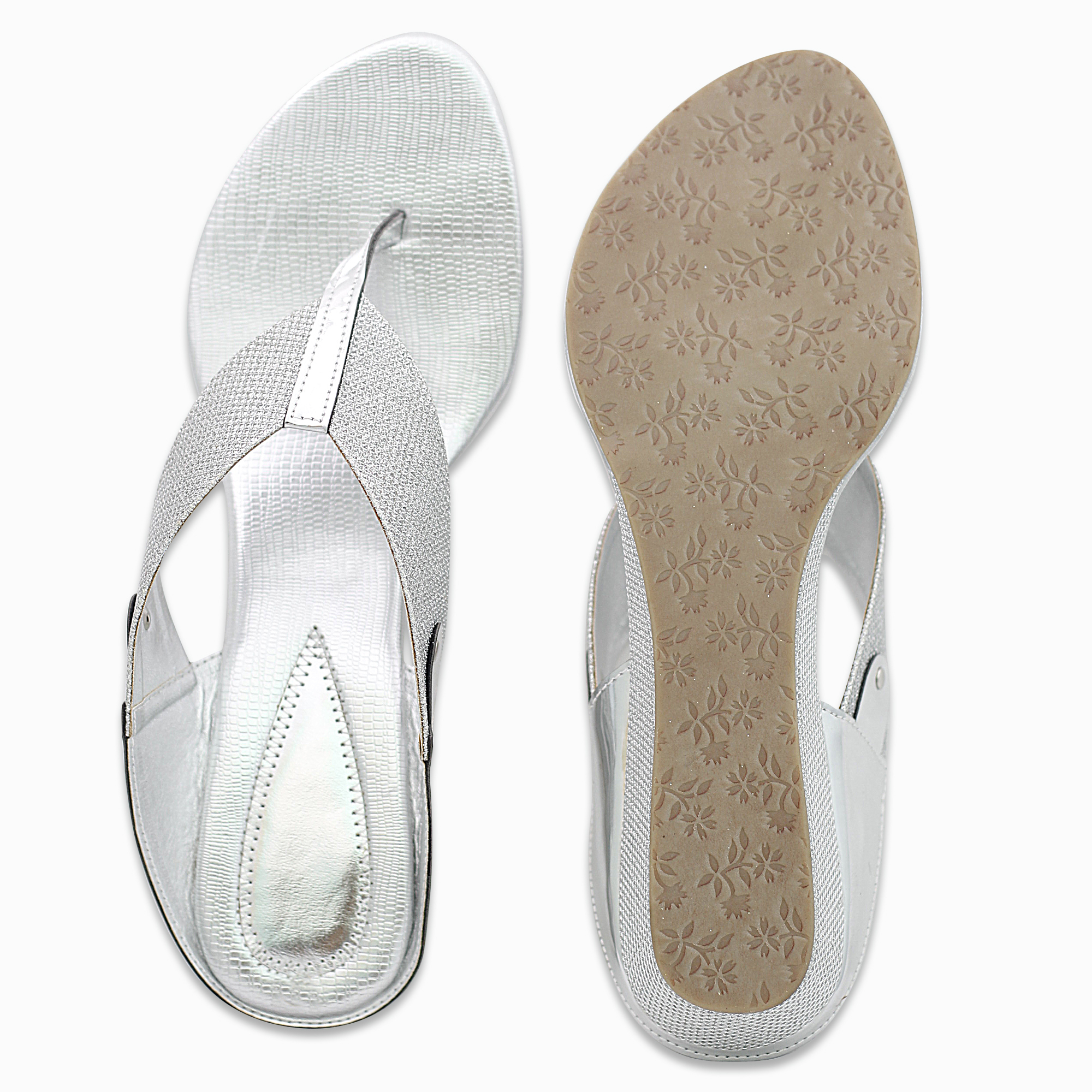 Designer Silver Slipons