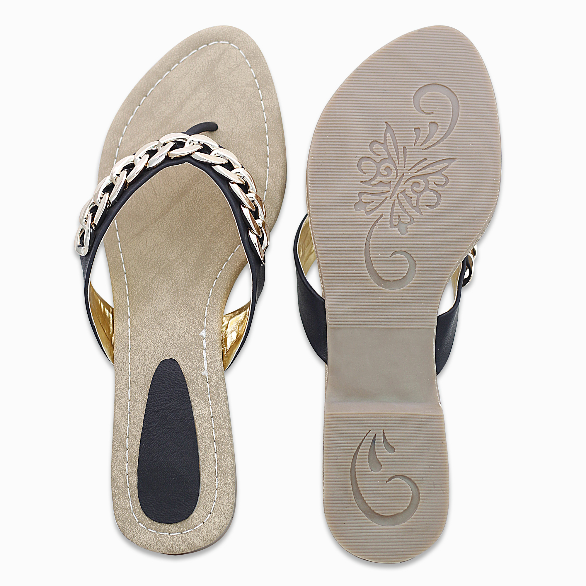 Designer Golden Slip On