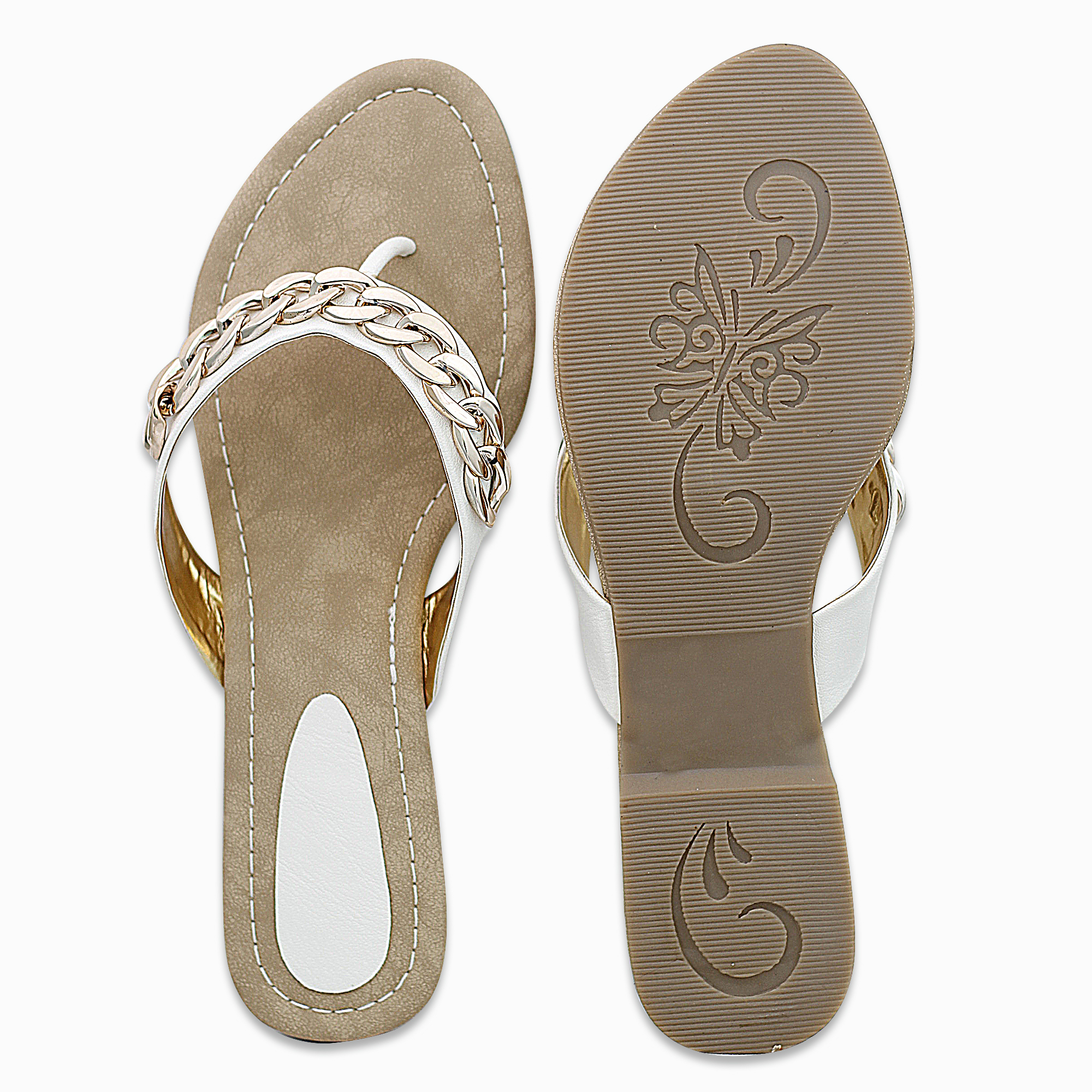 Designer White Slip On