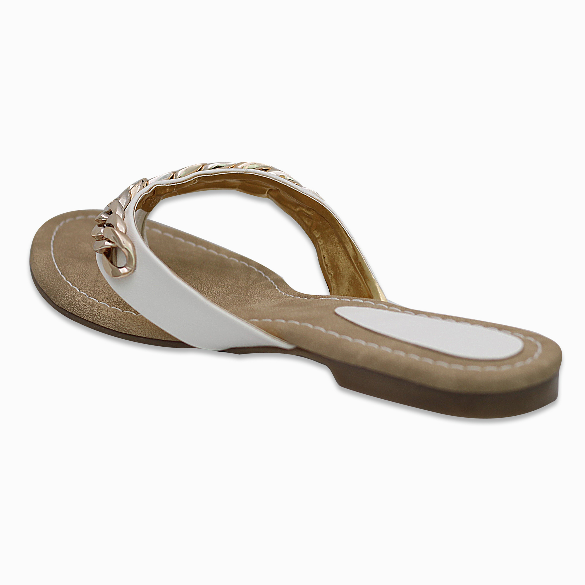 Designer White Slip On