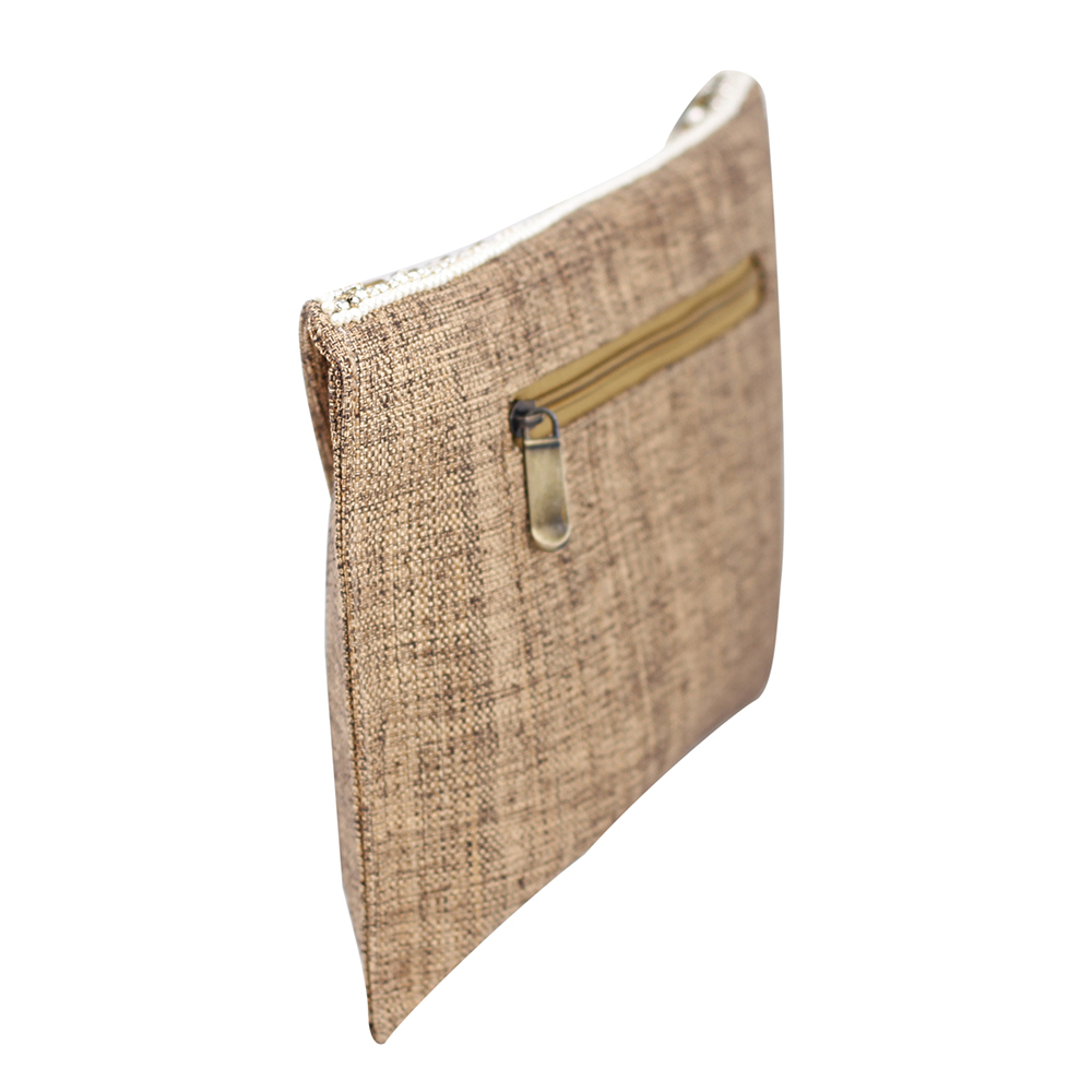 Handmade Designer Golden Clutch