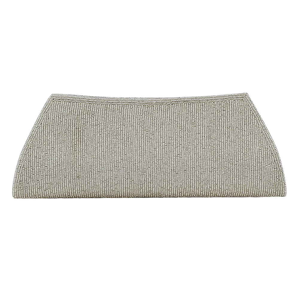 Handmade Silver Clutches - Variable Dimensions, Magnetic Closure | Elegant Design, Single Zip Compartment, Party Perfect