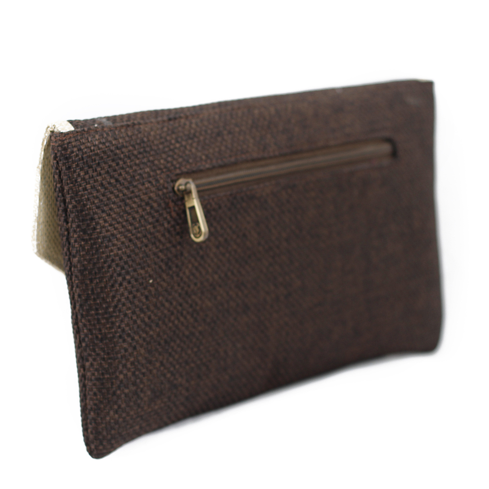 Designer Brown Clutch