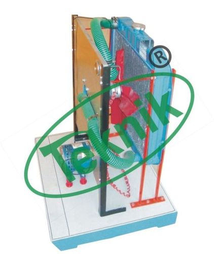 Cooling System Automobile - Metal Stand Assembled Model | Dissectible Design for Easy Understanding of Car Cooling System Components