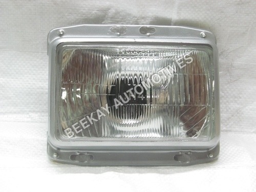 White Head Light Assy S/Mazda Rectangular