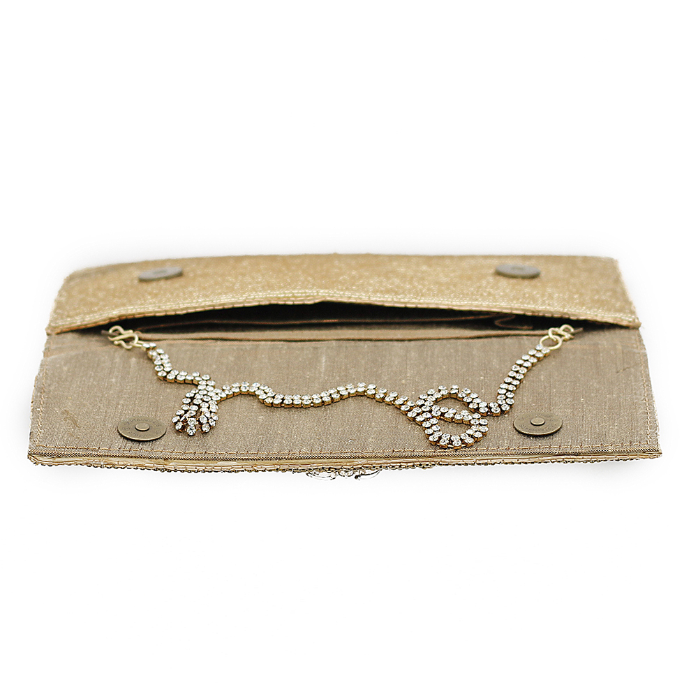 Designer Golden Clutch