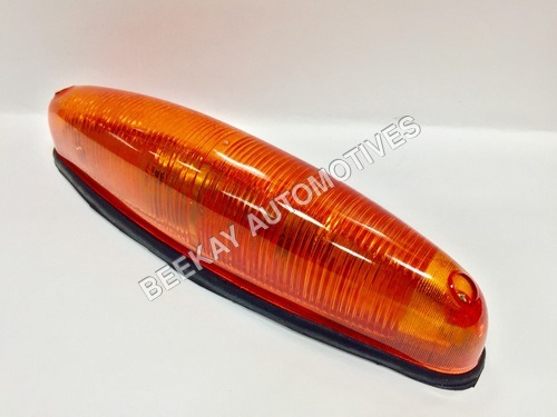 SIDE INDICATOR ASSY 28B - PVC Plastic, Red & Yellow Color, 5-10 Watt Power, 12-24 Volt Voltage | Durable Finish for Commercial Vehicles