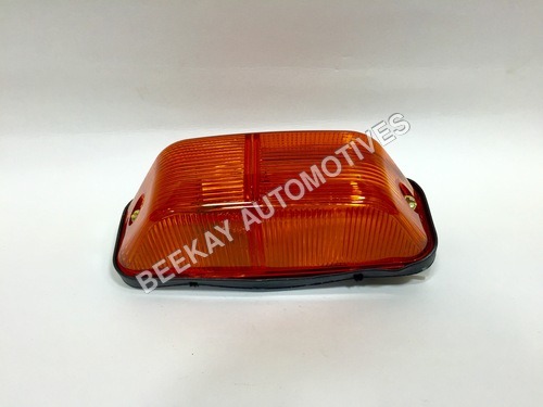 MUD GUARD LIGHT 407 N/M - PVC Plastic, 12-24 Volt, Yellow & Red | High Durability, 5-10 Watt Power for Protective Lamp Covering