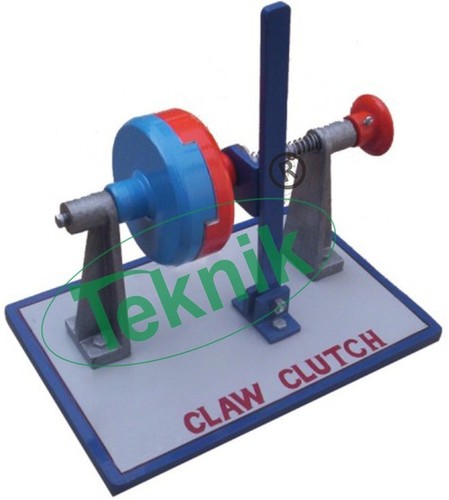 Claw Clutch - Properly Designed with Sliding Groove, Complete with Operating Lever for Actual Cut Section Engines