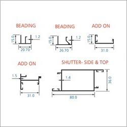 Aluminum Casement Door Series