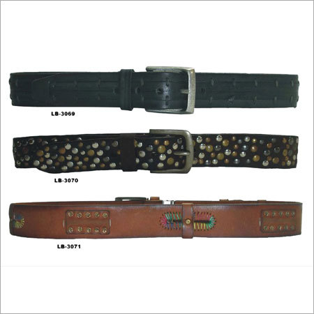 Designer Mens Leather Belt