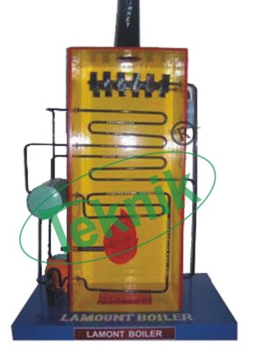 Model Of Loeffler Boiler - Color: Yellow Blue
