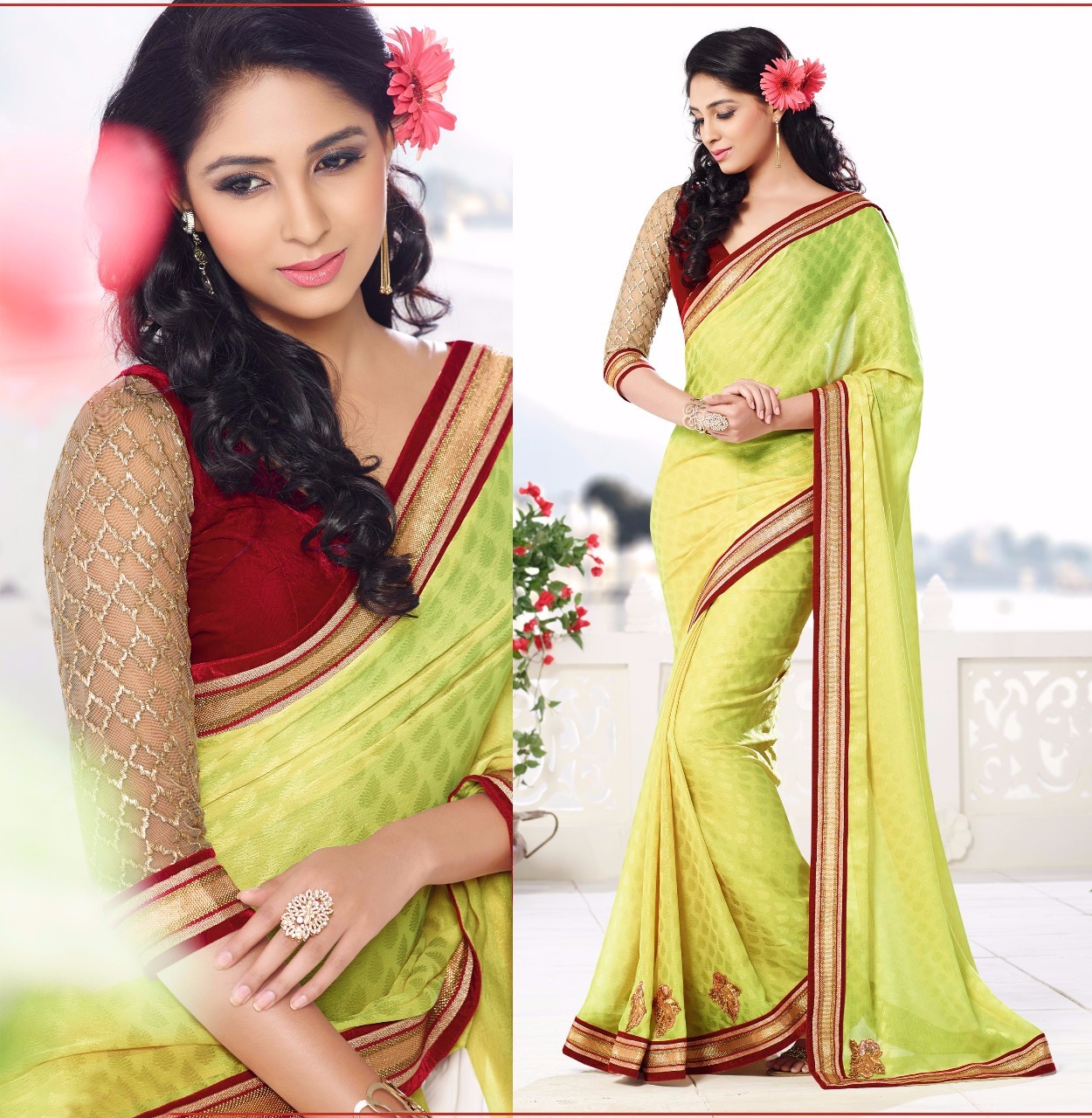 Designer Georgette Sarees