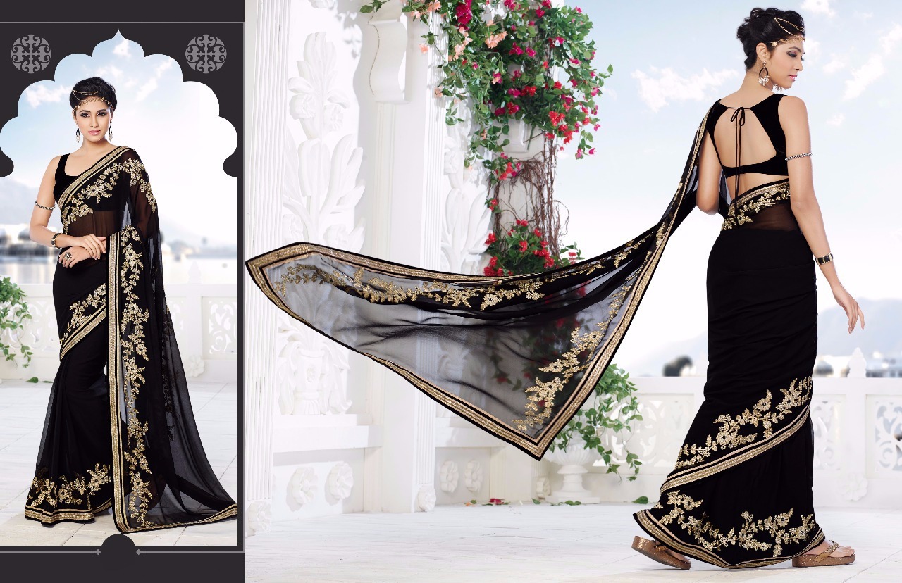Fancy Work Sarees