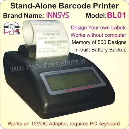 Stand-alone Barcode Label Printer Accuracy: 100 %